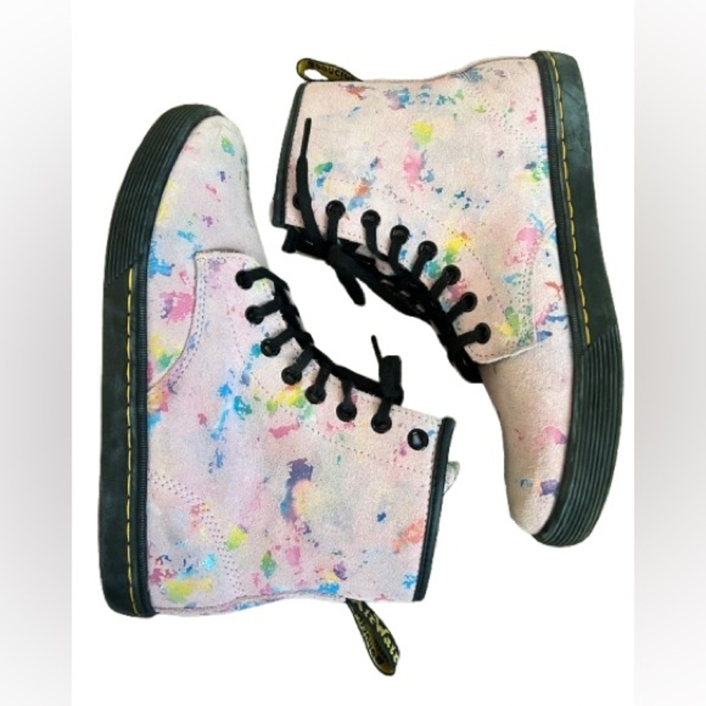 Dr. Martens SHERIDAN WOMEN'S CONFETTI SUEDE CASUAL BOOTS - Picture 4 of 7